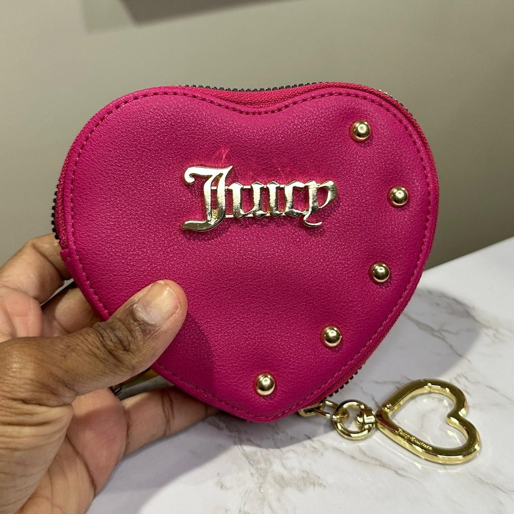 Pink Juicy Couture Heart Wallet